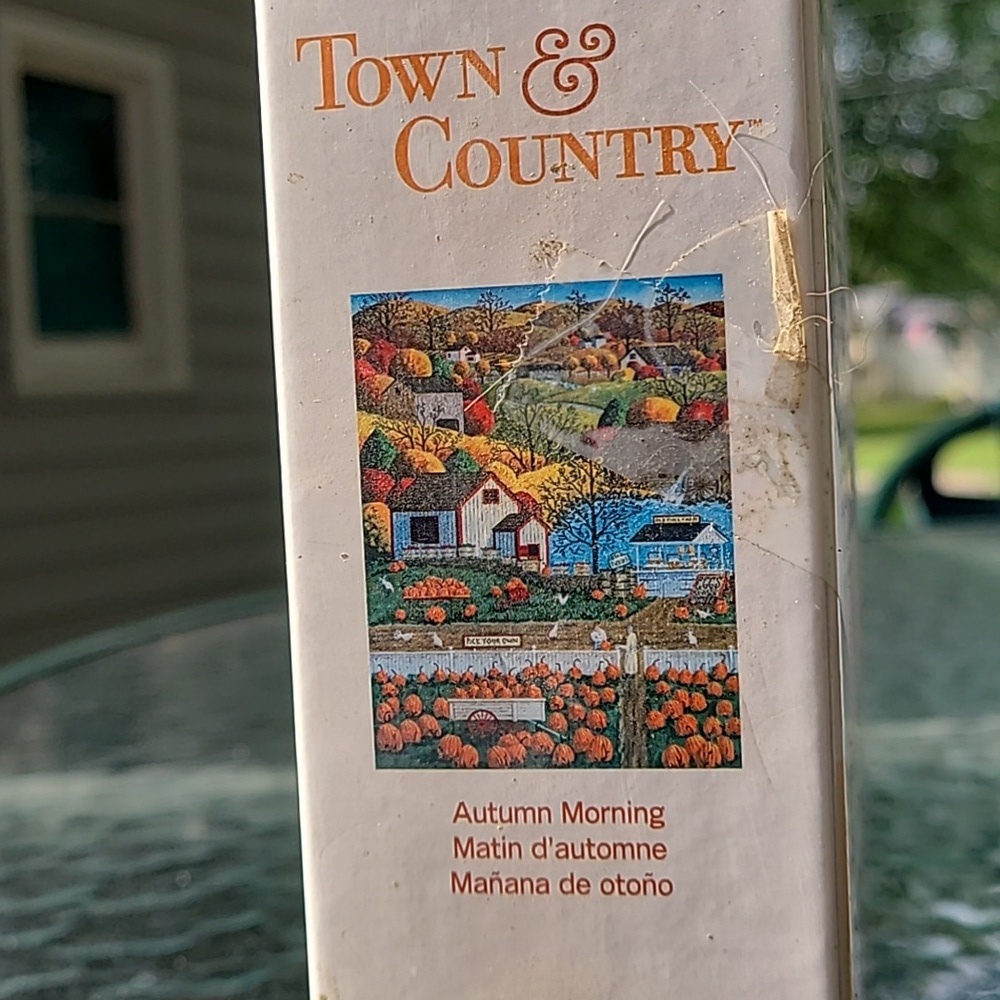 MasterPieces Town & Country Puzzle Autumn Morning Art Poulin 300 Pieces EZ Grip - Picture 3 of 11